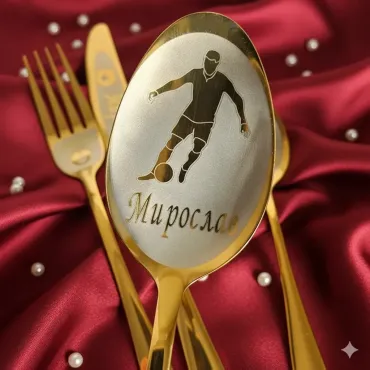Luxury Personalized Cutlery Set for Adults