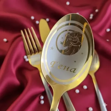 Luxury Personalized Cutlery Set for Adults